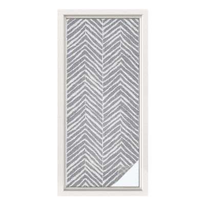 Privacy window film Zigzag pattern