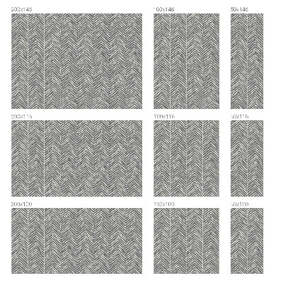 Privacy window film Zigzag pattern