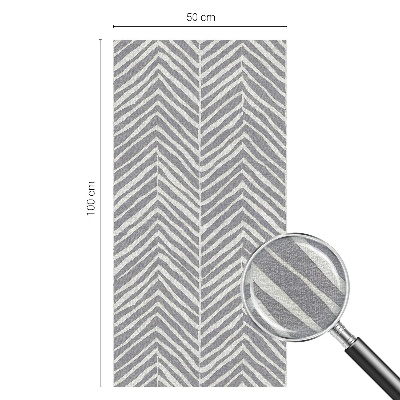 Privacy window film Zigzag pattern