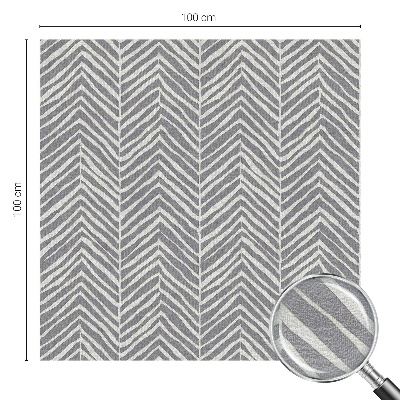 Privacy window film Zigzag pattern