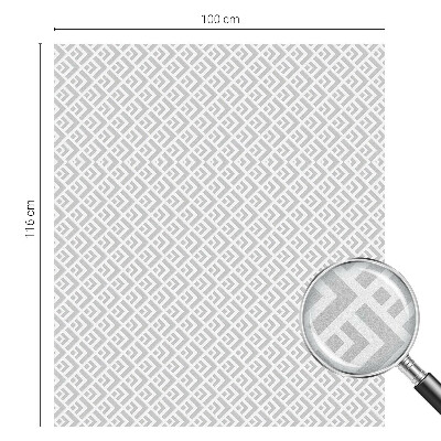 Privacy window film Geometric motif