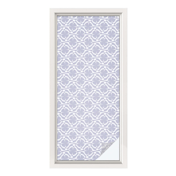 Patterned window film Purple Symmetry