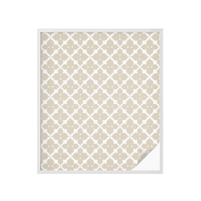 Frosted glass film stained glass effect Geometric leaves