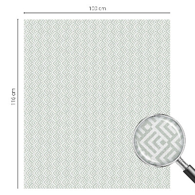 Patterned window film Geometric motif