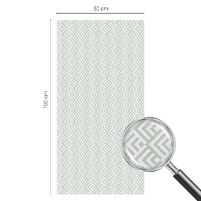 Patterned window film Geometric motif