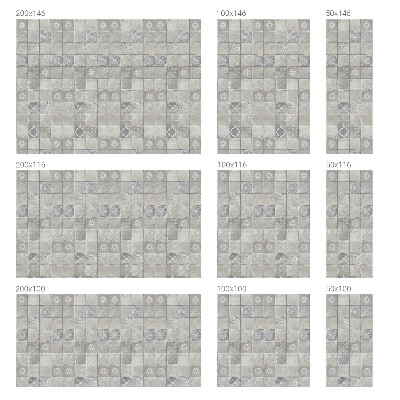 Frosted glass film stained glass effect Decorative ceramics