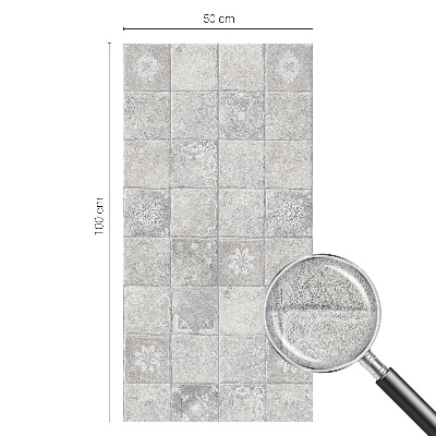 Frosted glass film stained glass effect Decorative ceramics