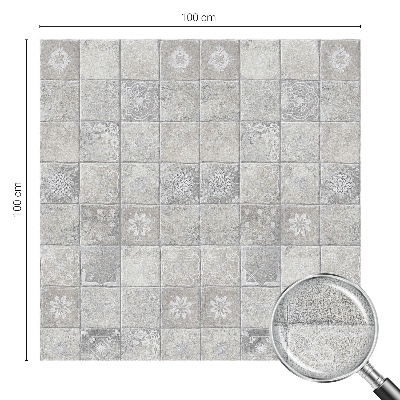 Frosted glass film stained glass effect Decorative ceramics