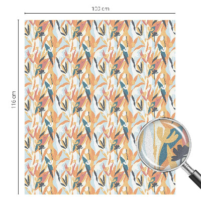 Colored window film stained glass Botanical energy