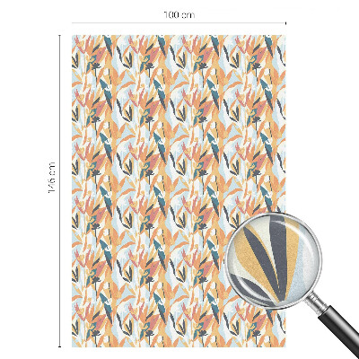 Colored window film stained glass Botanical energy