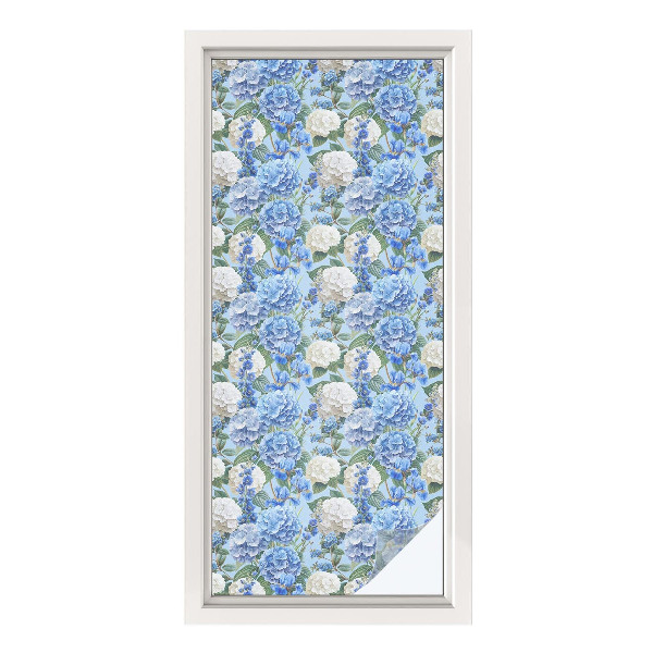 Frosted glass film stained glass effect Floral charm