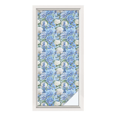 Frosted glass film stained glass effect Floral charm