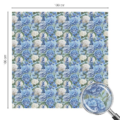 Frosted glass film stained glass effect Floral charm
