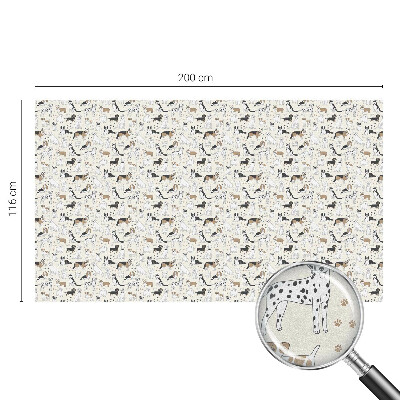 Privacy window film Dog patterns