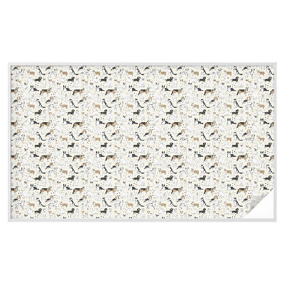 Privacy window film Dog patterns