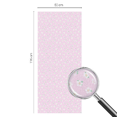 Colored window film stained glass Floral pattern