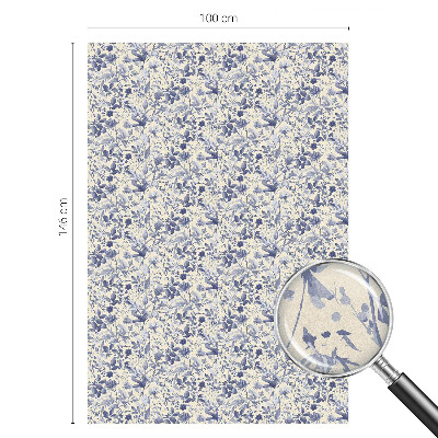 Patterned window film Floral symmetry