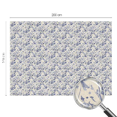 Patterned window film Floral symmetry