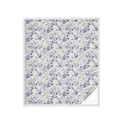 Patterned window film Floral symmetry