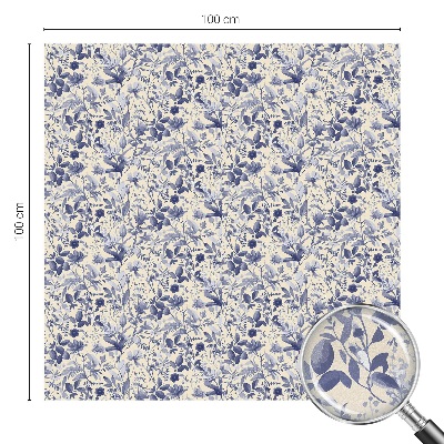 Patterned window film Floral symmetry