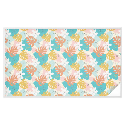 Colored window film stained glass Exotic nature