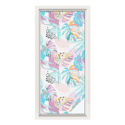Privacy window film Abstract jungle