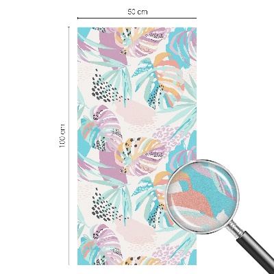 Privacy window film Abstract jungle