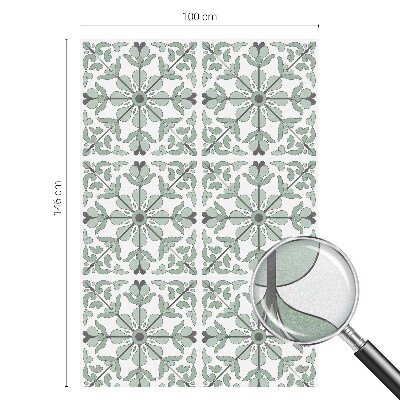 Frosted glass film stained glass effect Plant pattern