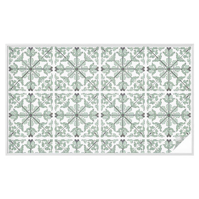 Frosted glass film stained glass effect Plant pattern