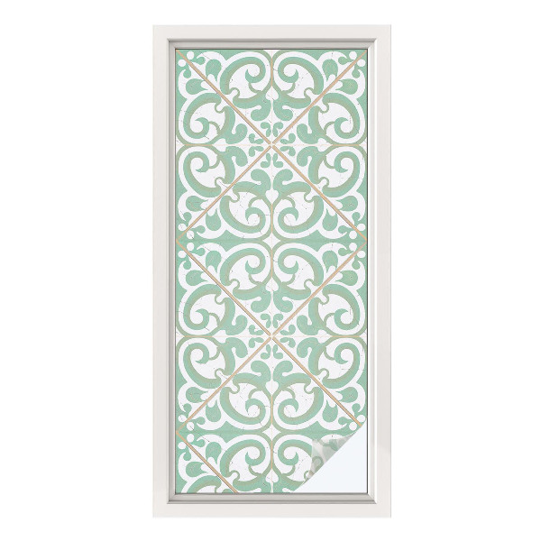 Frosted glass film stained glass effect Classic elegance