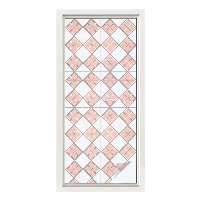Privacy window film Geometric rhombuses