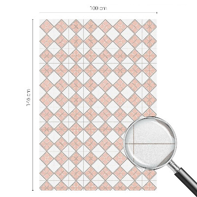 Privacy window film Geometric rhombuses