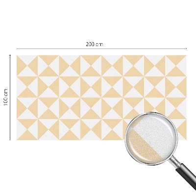 Opaque window film stained glass style Geometric triangles