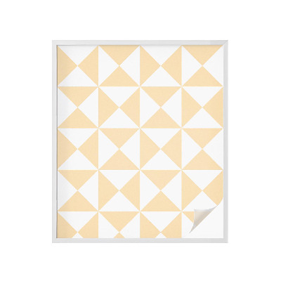 Opaque window film stained glass style Geometric triangles