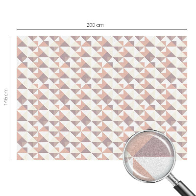 Frosted glass film stained glass effect Modern triangles