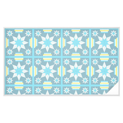 Colored window film stained glass Star pattern