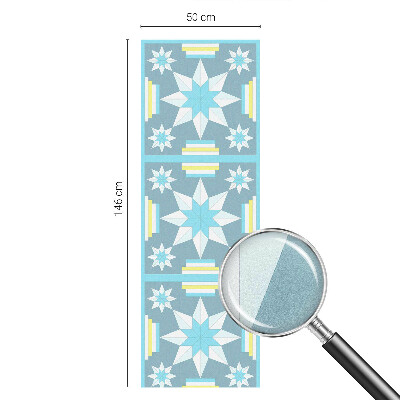 Colored window film stained glass Star pattern