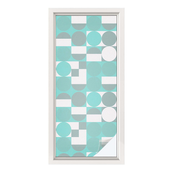 Privacy window film Geometric shapes