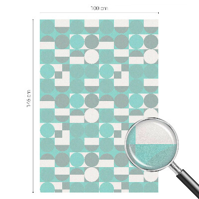 Privacy window film Geometric shapes