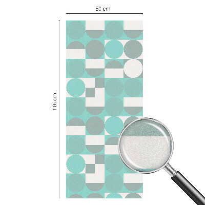 Privacy window film Geometric shapes