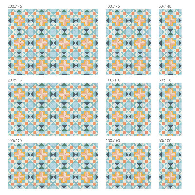 Colored window film stained glass Colorful geometry