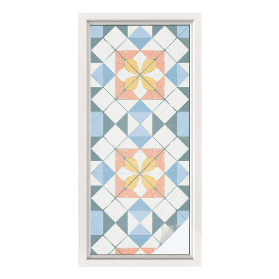 Patterned window film Colorful symmetry