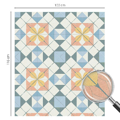 Patterned window film Colorful symmetry