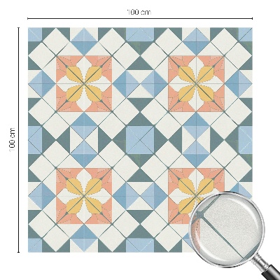 Patterned window film Colorful symmetry