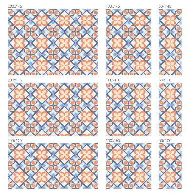 Frosted glass film stained glass effect Floral pattern