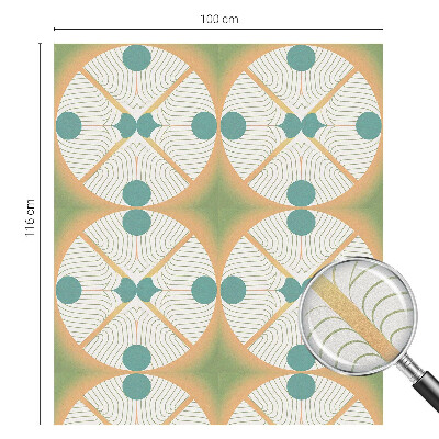 Patterned window film Geometric harmony