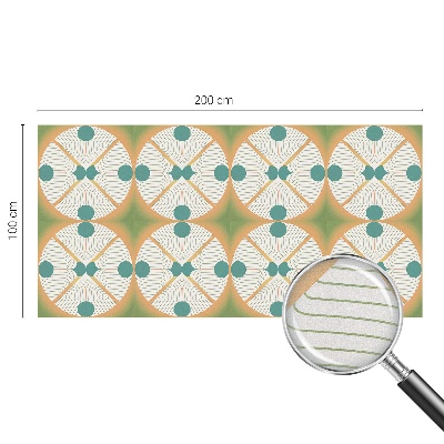 Patterned window film Geometric harmony