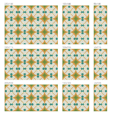 Patterned window film Geometric harmony