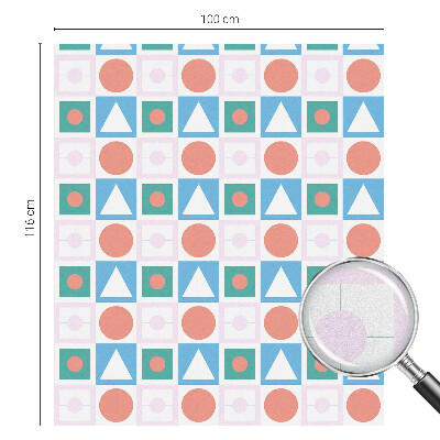 Frosted glass film stained glass effect Abstract patterns