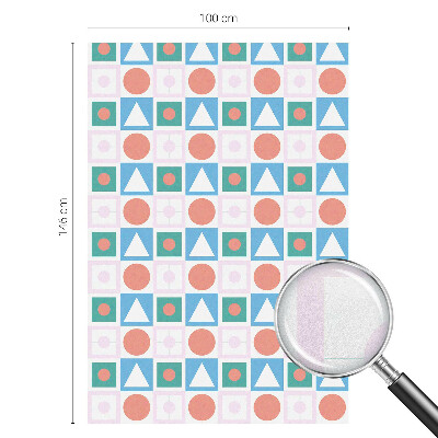 Frosted glass film stained glass effect Abstract patterns